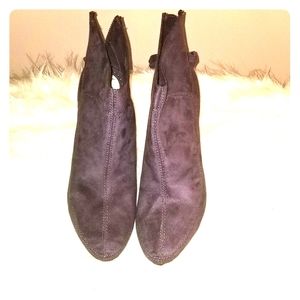 Purple Lancanster Heel Boots